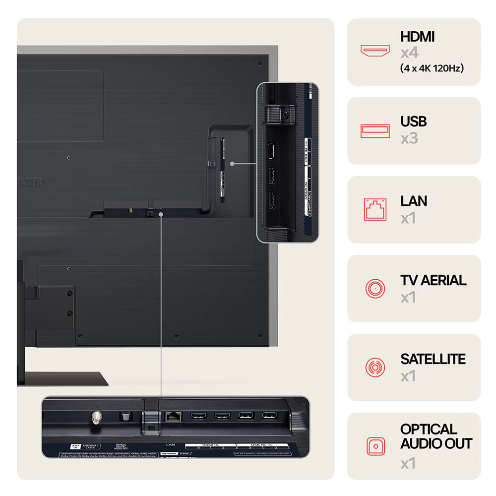 LG Evo AI G4 65&quot; 4K Smart TV - Stand Version | OLED65G46LS.AEK from LG - DID Electrical