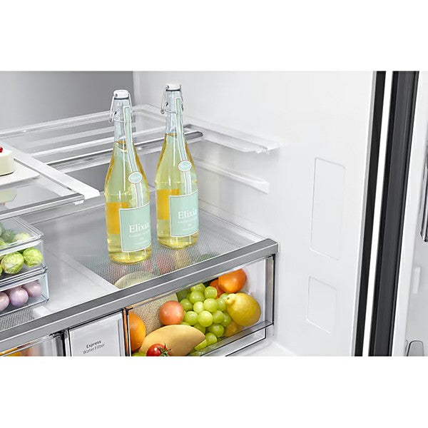 Samsung Family Hub 636L French Style Fridge Freezer with Beverage Center - Black | RF65DG9H0EB1/EU from Samsung - DID Electrical