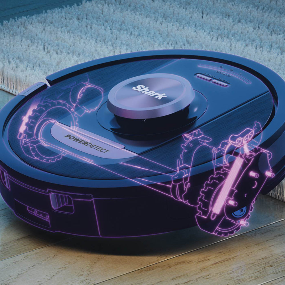 Shark PowerDetect Robot Vacuum Cleaner with Self-Empty Station - Black &amp; Champagne | RV2820VEUK from Shark - DID Electrical