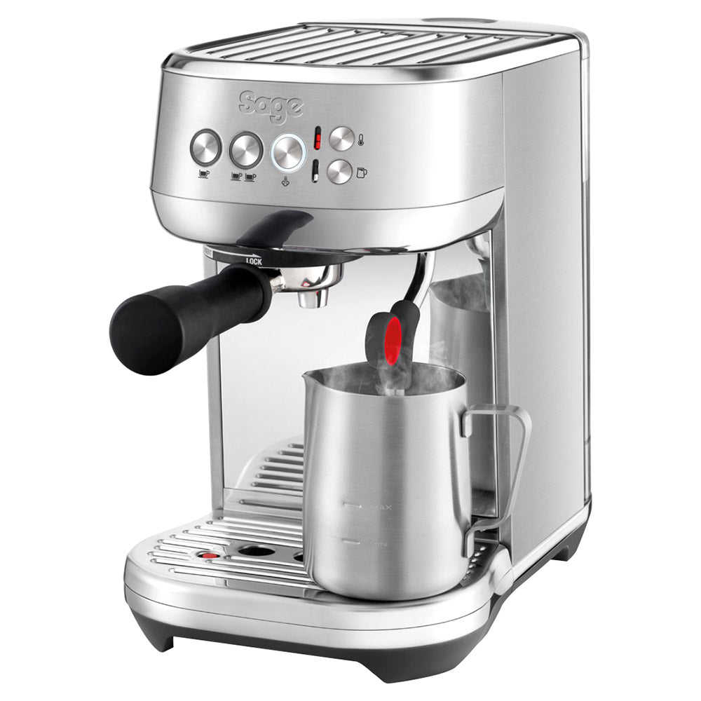 Sage The Bambino Plus Coffee Machine - Brushed Stainless Steel | SES500BSS4GUK1 from Sage - DID Electrical