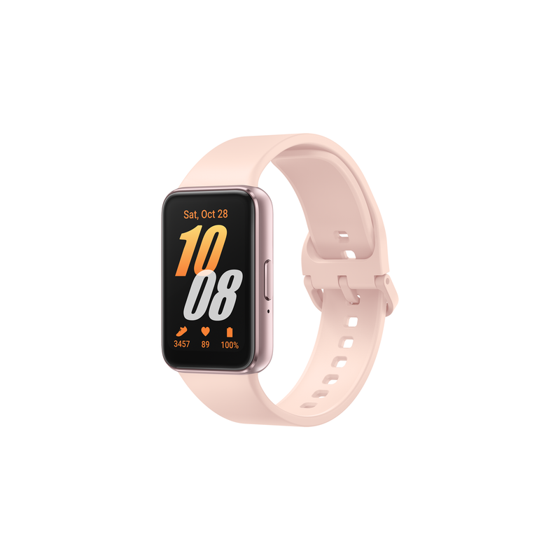 Samsung Galaxy Fit3 1.6" Smartwatch - Pink Gold | SM-R390NIDAEUB from Samsung - DID Electrical