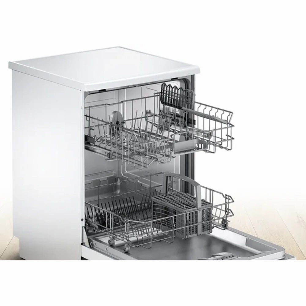 Bosch Series 2 60CM Freestanding Standard Dishwasher - White | SMS26AW08G from Bosch - DID Electrical