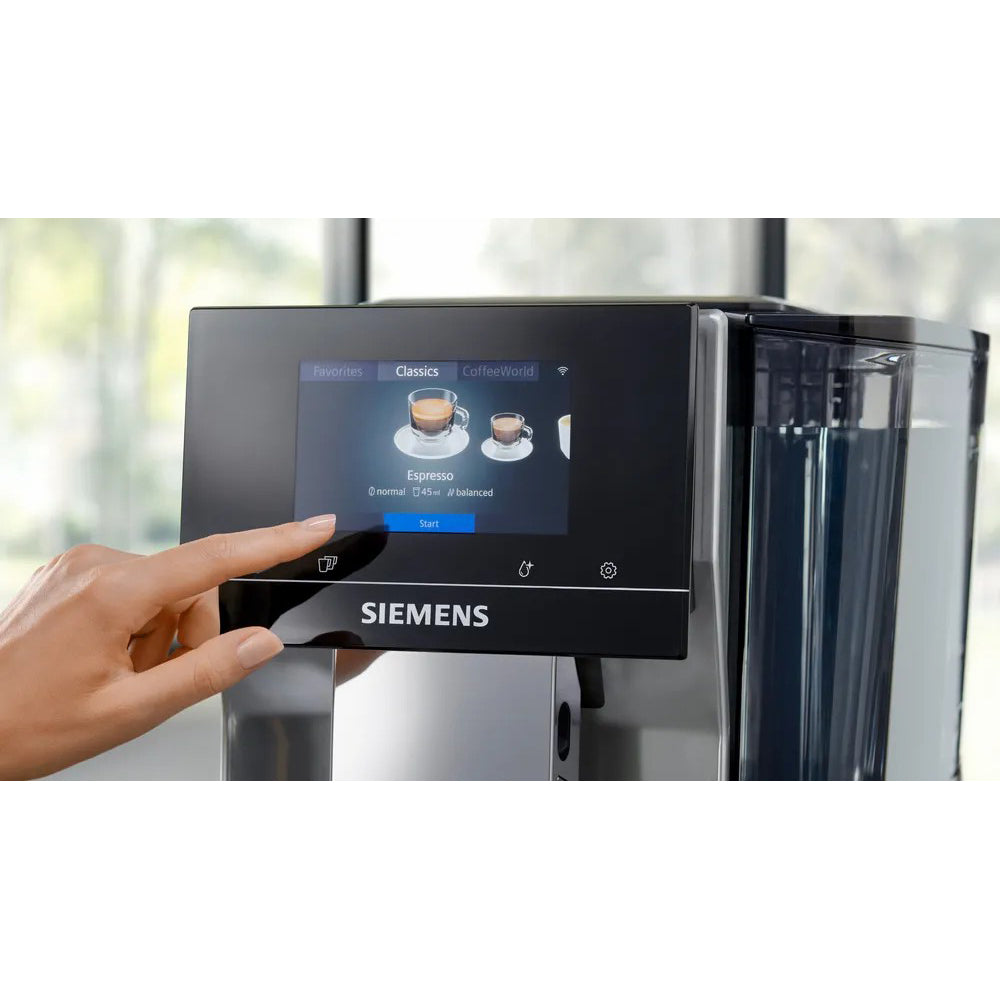 Siemens EQ700 Bean to Cup Coffee Machine - Black &amp; Haze | TP715GB1 from Siemens - DID Electrical