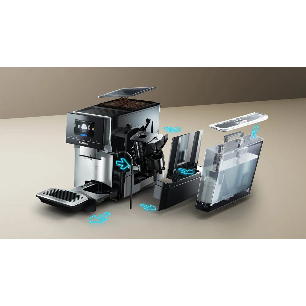 Siemens EQ700 Bean to Cup Coffee Machine - Black &amp; Haze | TP715GB1 from Siemens - DID Electrical