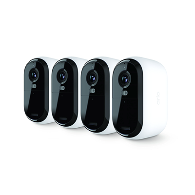 Arlo 2K Essential Outdoor Security Camera Pack of 4 - White | VMC2450100EUS from Arlo - DID Electrical