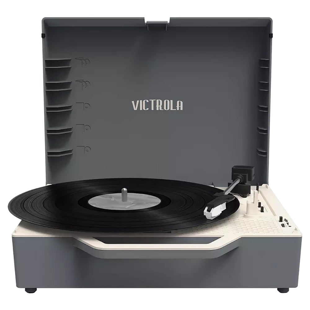 Victrola Bluetooth Suitcase Record Player - Graphite Grey | VSC-725SB-GRA-INT from Victrola - DID Electrical