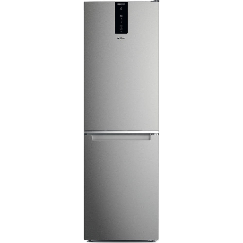 Whirlpool 335L Freestanding Fridge Freezer - Optic Inox | W7X82OOXUK from Whirlpool - DID Electrical