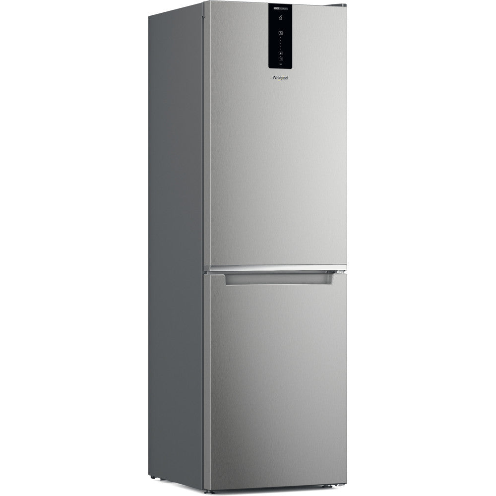 Whirlpool 335L Freestanding Fridge Freezer - Optic Inox | W7X82OOXUK from Whirlpool - DID Electrical