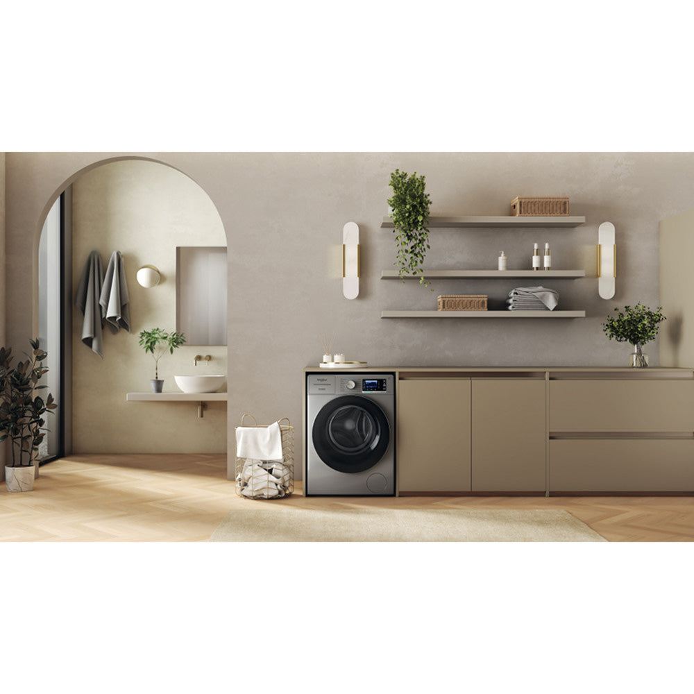 Whirlpool Supreme Silence 10KG 1400RPM Freestanding Washing Machine - Silver | W8 09ADS SILENCE UK from Whirlpool - DID Electrical