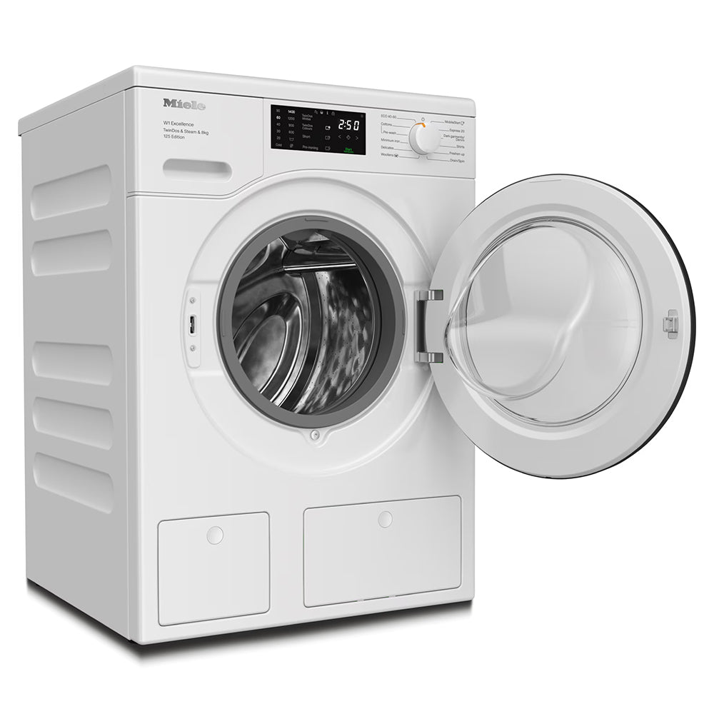 Miele 8KG 1400 RPM Freestanding Washing Machine - Lotus White | WEB685 from Miele - DID Electrical