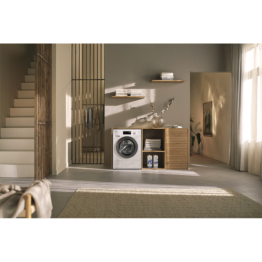 Miele 8KG 1400 RPM Freestanding Washing Machine - Lotus White | WEB685 from Miele - DID Electrical