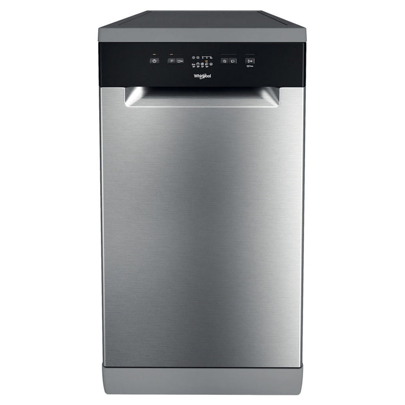 Whirlpool 45CM Freestanding Slimline Dishwasher - Inox | WF9E 2B19 X UK from Whirlpool - DID Electrical