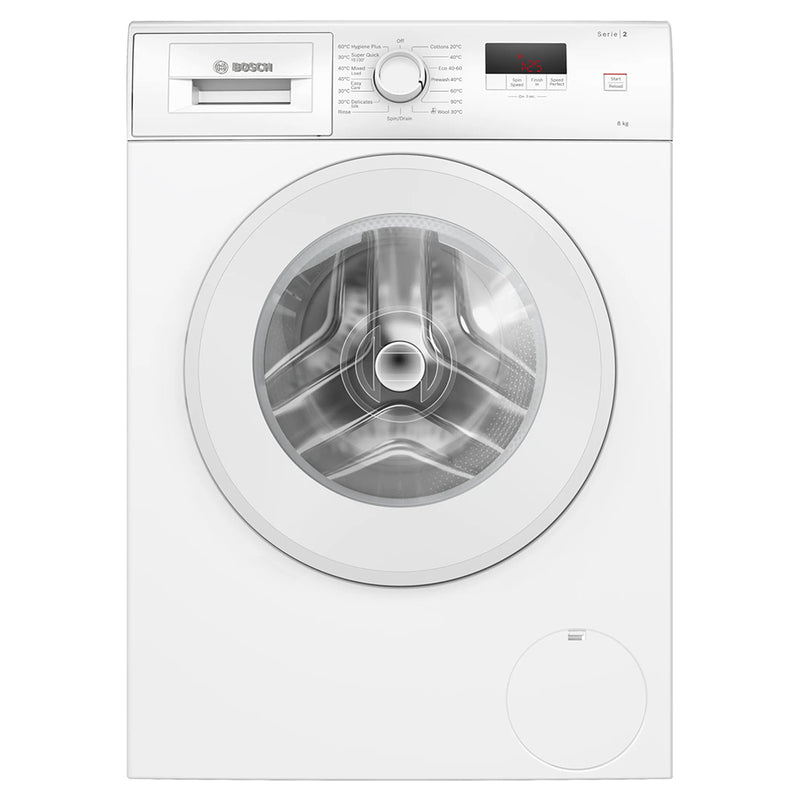 Bosch Series 2 8KG Freestanding 1400 RPM Washing Machine - White | WGE03408GB from Bosch - DID Electrical