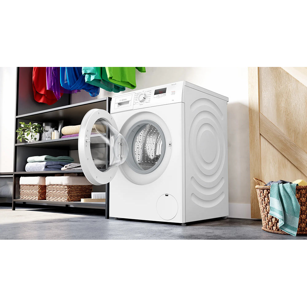 Bosch Series 2 8KG Freestanding 1400 RPM Washing Machine - White | WGE03408GB from Bosch - DID Electrical