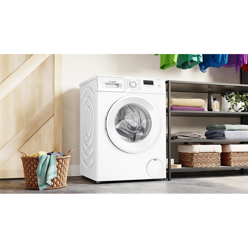 Bosch Series 2 8KG Freestanding 1400 RPM Washing Machine - White | WGE03408GB from Bosch - DID Electrical