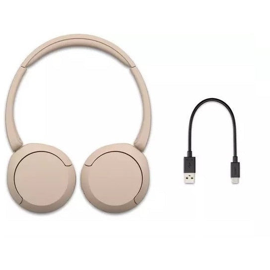 Sony Over-Ear Wireless Bluetooth Headphone - Beige/Cream | WHCH520CCE7 from Sony - DID Electrical