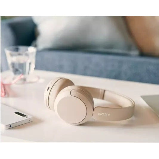 Sony Over-Ear Wireless Bluetooth Headphone - Beige/Cream | WHCH520CCE7 from Sony - DID Electrical