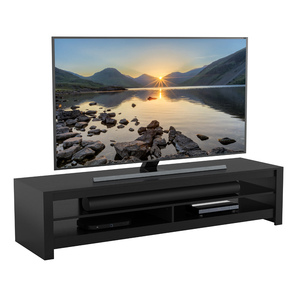 AVF Calibre 1.8M TV Stand - Black Oak | CA180RBO from AVF - DID Electrical