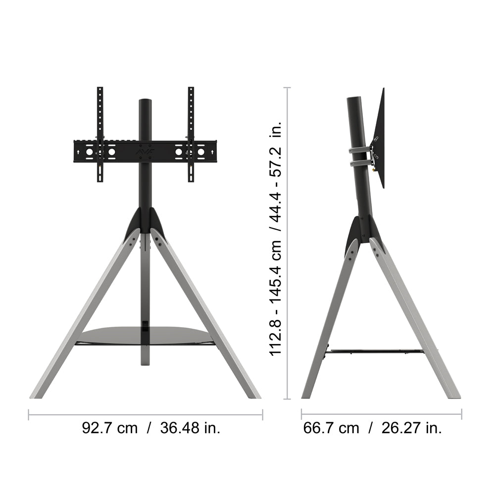 AVF Hoxton Freestanding Tripod TV Stand - Grey &amp; Black | FSL1000HOXGB from AVF - DID Electrical