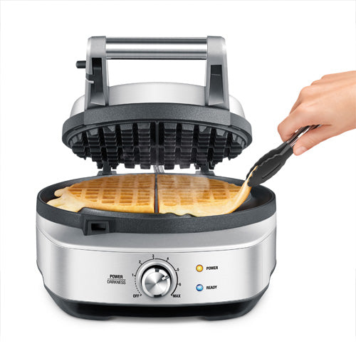 Sage The No-Mess Waffle Maker - Brushed Stainless Steel | BWM520BSSUK from Sage - DID Electrical