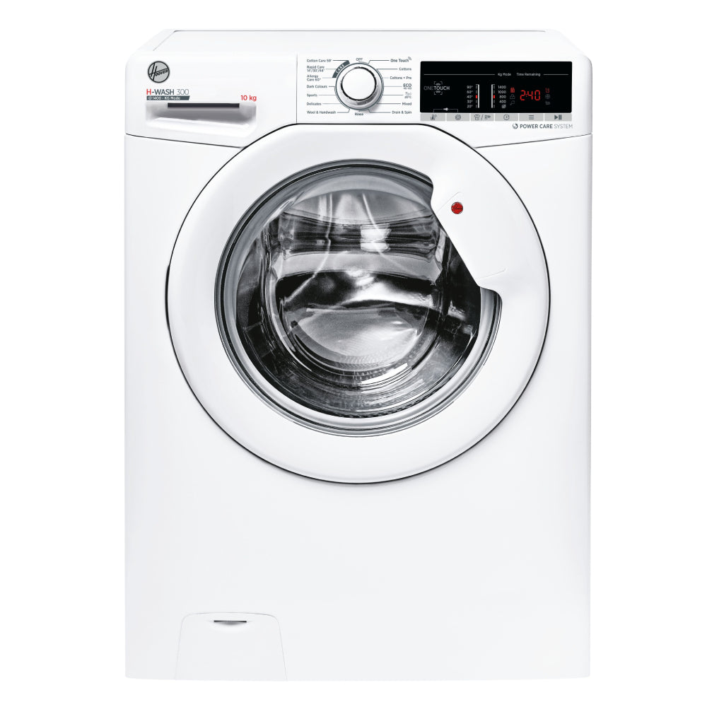 Hoover H-Wash 300 10KG 1400 Spin Freestanding Washing Machine - White | H3W410TAE/1-80 from Hoover - DID Electrical