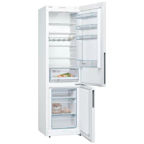 Bosch 70/30 Serie 4 343L Freestanding Fridge Freezer - White | KGV39VWEAG