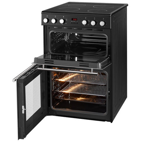 PowerPoint 60cm Freestanding Electric Cooker - Black | P06C2MDBL from PowerPoint - DID Electrical