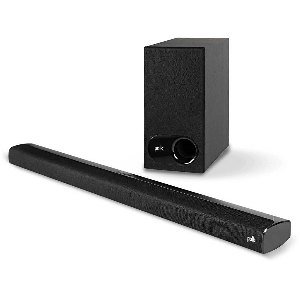 Polk audio 240w universal sales soundbar and subwoofer set