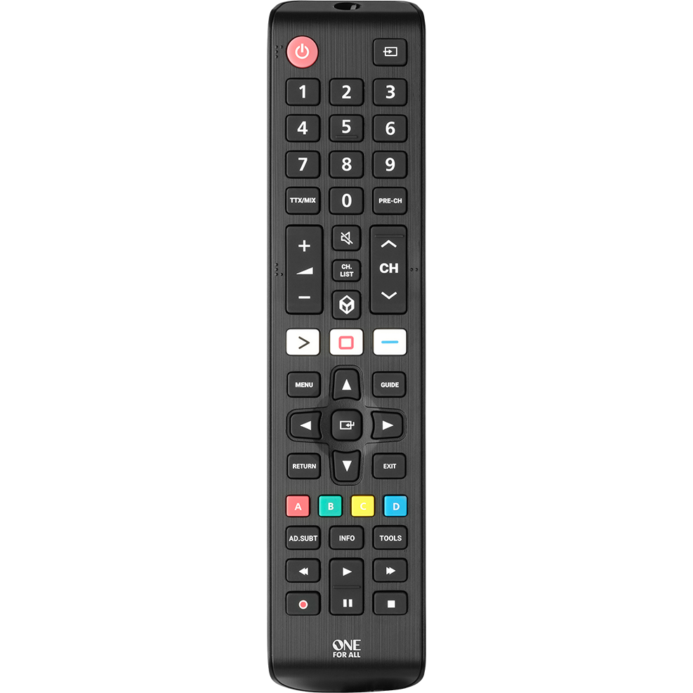 One For All Samsung TV Replacement Remote Control Black URC4910