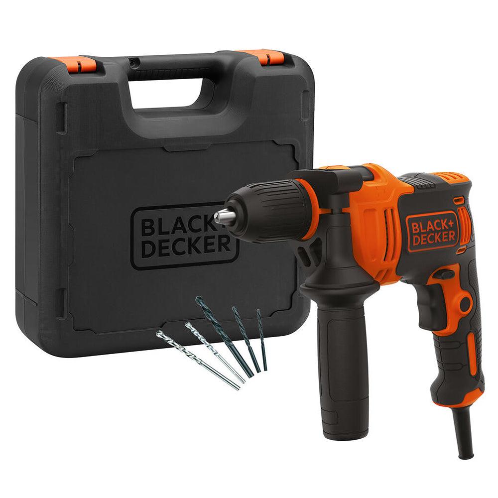 Black Decker 710W Hammer Drill Kit Box DID.ie DID Electrical