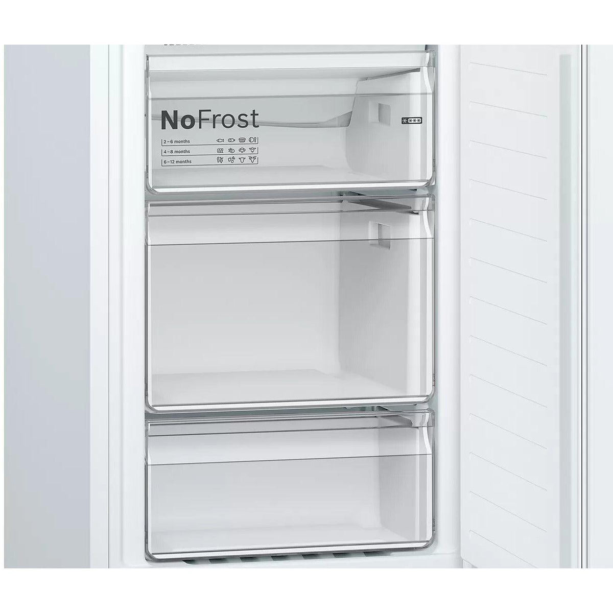 Bosch Serie 2 No Frost Freestanding Fridge Freezer - White | KGN34NWEAG from DID Electrical - guaranteed Irish, guaranteed quality service. (6977493860540)