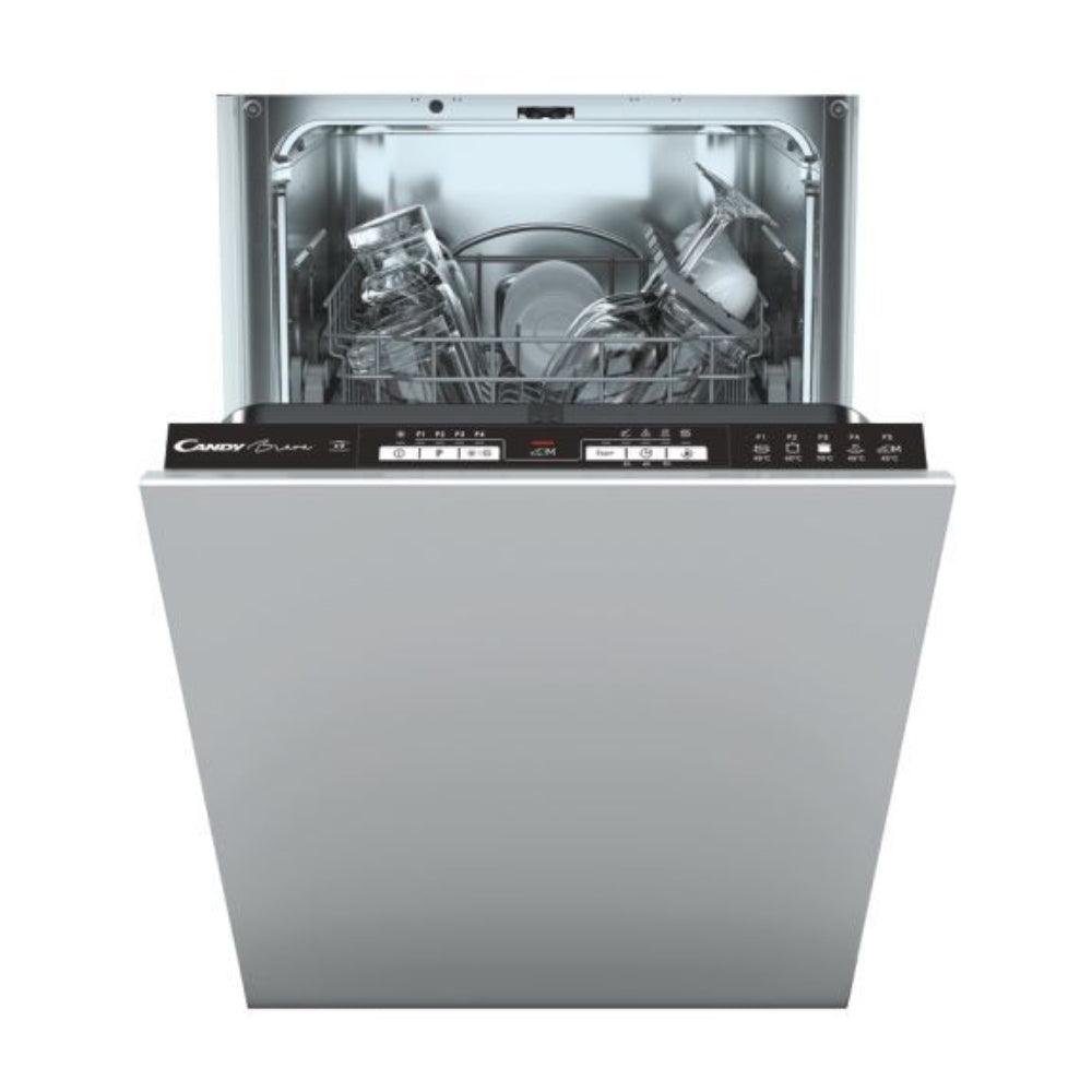 Candy slimline shop integrated dishwasher