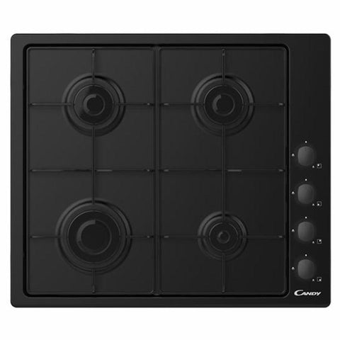 Candy 60cm 4 Burner Gas Hob - Black | CHW6LBB