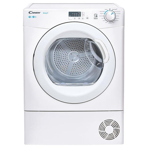 Candy 9KG Freestanding Vented Tumble Dryer - White | CSE V9LG-80