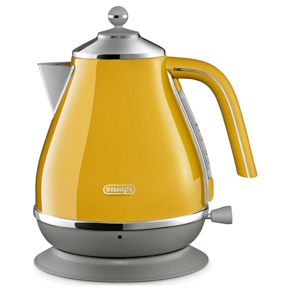 DeLonghi 1.7L 3000W Jug Kettle Yellow KBOC3001.Y