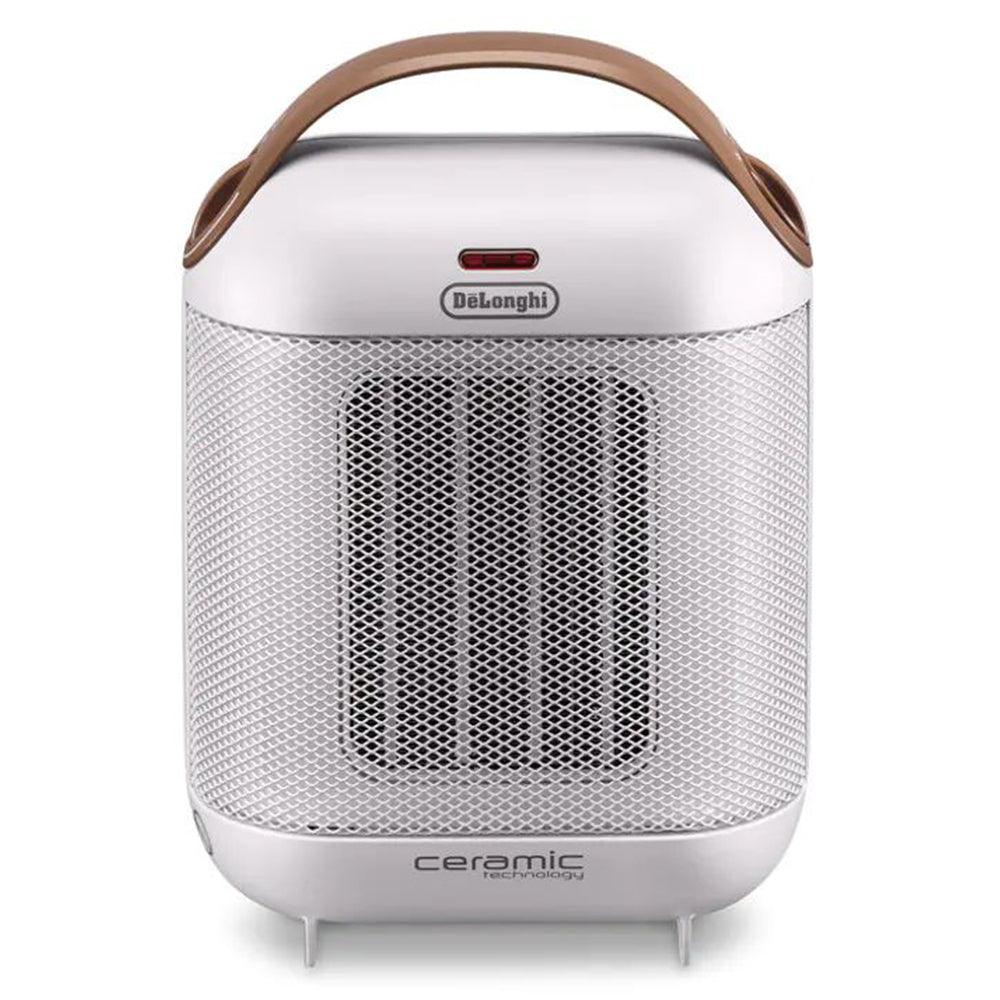 Delonghi 1800W Capsule Ceramic Fan Heater - White | HFX30C18.IW from DID Electrical - guaranteed Irish, guaranteed quality service. (6977590067388)