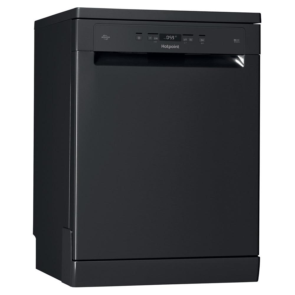 Hotpoint 60CM Freestanding Standard Dishwasher - Black | HFC3C26WCBUK from DID Electrical - guaranteed Irish, guaranteed quality service. (6977638924476)