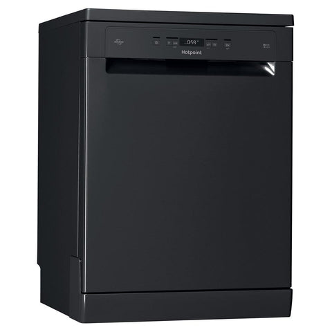 Hotpoint 60CM Freestanding Standard Dishwasher - Black | HFC3C26WCBUK