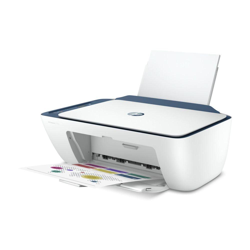 HP Deskjet All-in-One Wireless Colour Printer - White | 2721E (7105851031740)