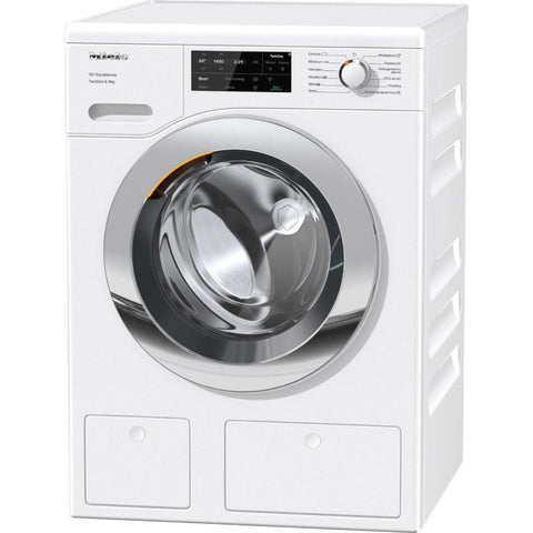 Miele 9KG 1400 Spin TwinDos Freestanding Washing Machine - Lotus White | WEG 665