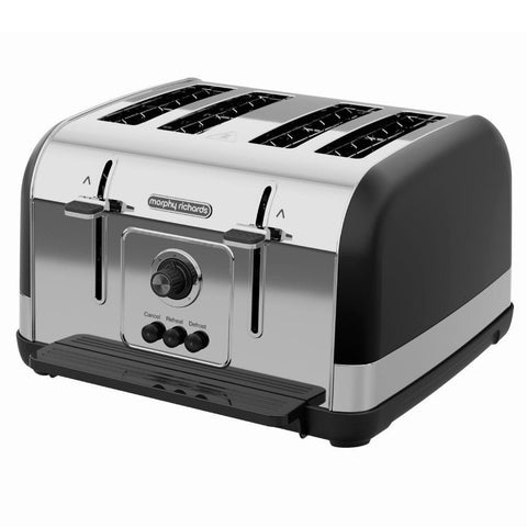 Morphy Richards 1800W 4 Slice Toaster - Black | 240131