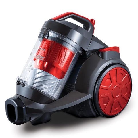 Morphy Richards 3L Multi Cyclonic Bagless Cylinder Vacuum Cleaner - Graphite & Red | 980581