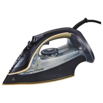 Morphy Richards Crystal Clear 35g Steam Output Steam Iron  - Black & Gold | 300302