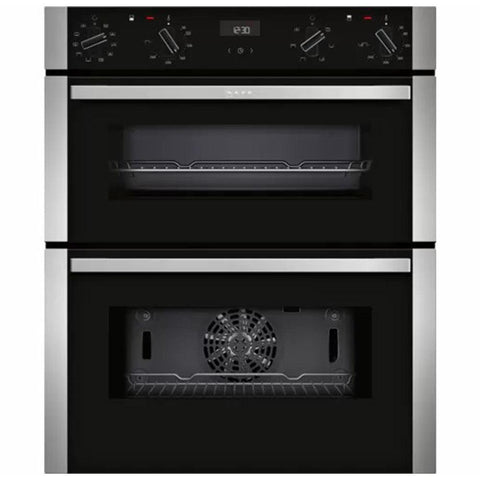 Neff N 50 Built-Under Double Oven - Stainless Steel | J1ACE4HN0B