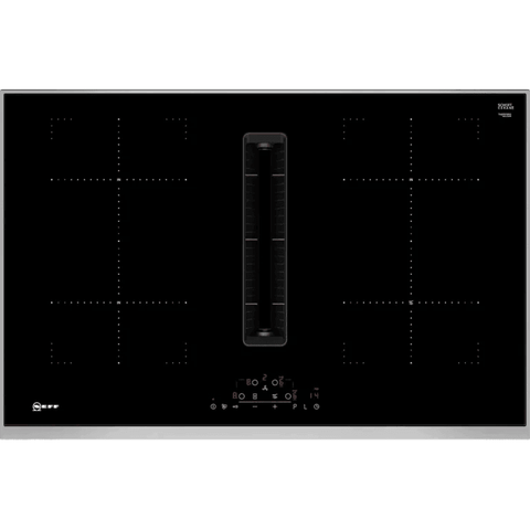 Neff N 70 80CM Built-In Induction Hob with Ventilation System - Black | T48TD7BN2