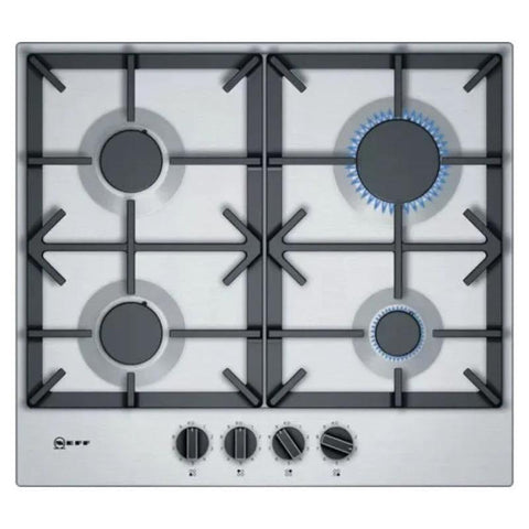 Neff N70 60cm 4 Burner Gas Hob - Stainless Steel | T26DS49N0