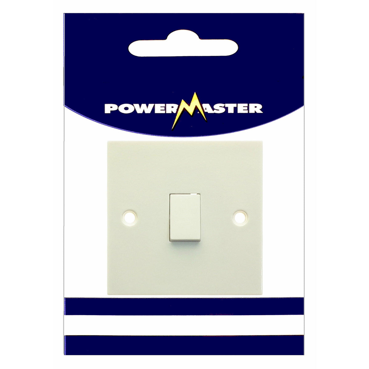 Powermaster 6A 1 Gang 1 Way  Switch - White | 1434-00 (7502107902140)