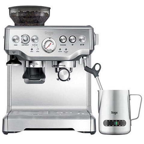 Sage The Barista Express Bean to Cup Coffee Machine - Brushed Stainless Steel | BES875UK