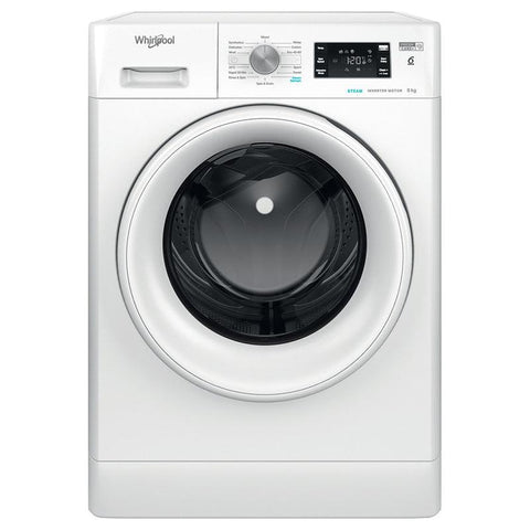 Whirlpool 8KG 1400 Spin Freestanding Washing Machine - White | FFB8458WVUKN